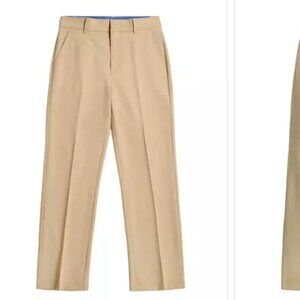 EUC IZOD Boys' Bi-Stretch Flat Front Dress Pant Khaki 16